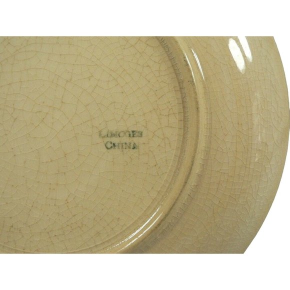 Limoges China Floral Plate Bread Salad 8" dia - Picture 5 of 10